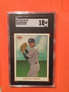 Roki Sasaki 🔥SGC 10 Gem SP Image Variation - 2023 Topps 206 NPB🔥 - Picture 1 of 2