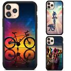 riding bicycle atop rainbow For Apple iPhone 13 Mini Pro Max Smartcase