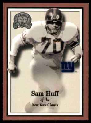 2000 Fleer Greats Of The Game Sam Huff #77 - Image 1 of 2