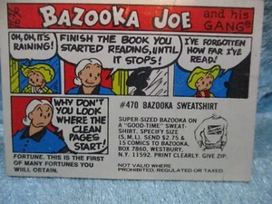 Bazooka Joe Karte - Bild 1 von 2