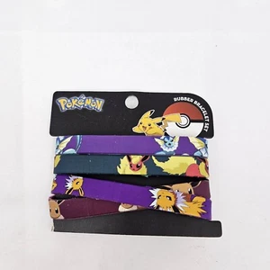 Set Braccialetto Loungefly Pokemon Gomma Eevee Evoluzioni - Foto 1 di 6