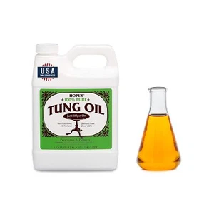 100% Pure Tung Oil, Wood Finish for Furniture & Floors, All Natural 32oz - Picture 1 of 8