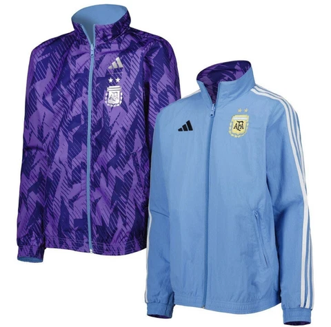 Argentina Windbreaker Jacket Adidas  Reversible - Size M Cover