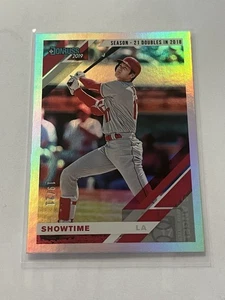 Shohei Ohtani 2019 Donruss Variation Season Stat Line /21 Showtime - Picture 1 of 3