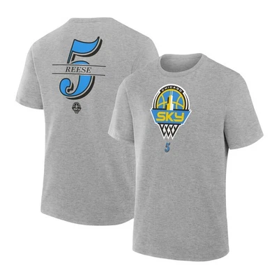 Men's Fanatics Angel Reese Gray Chicago Sky In The Paint Name & Number T-Shirt - Image 1 of 3