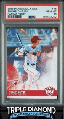2018 Panini Diamond Kings Shohei Ohtani Rookie RC Facing Right PSA 10 O233 - Image 1 of 2