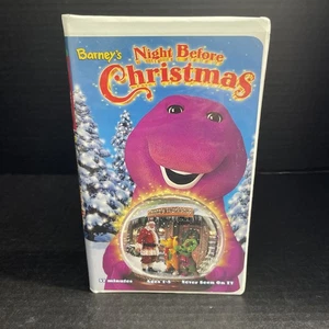 Barney’s Night Before Christmas VHS Video Tape 1999 16 Sing Along Songs Barney - Bild 1 von 4