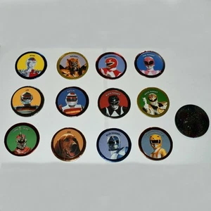 Set Of Vintage Power Rangers Pogs & 1994 Mcdonalds Saban Power Disk Slammer 525 - Picture 1 of 3