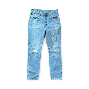 Levi's 501 Jeans Men's 29x30 Blue Denim Straight Leg Button Fly Cotton - Picture 1 of 7