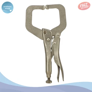 VISE-GRIP 6-Inch Locking C-Clamp, Adjustable Jaw, Durable Steel Construction - Picture 1 of 9