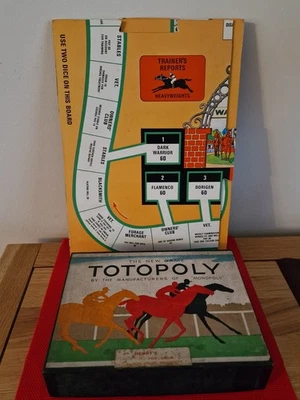 Vintage Boxed 1930's Totopoly Board Game With Replacement  Board 1978 Complete - Image 1 of 4