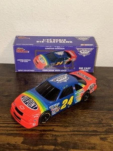 1:24 1994 RACING CHAMPIONS #24 DUPONT BRICKYARD 400 WINNER JEFF GORDON Bank MiB - Picture 1 of 8