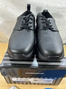 Dr. Comfort 10411 Roger Orthopedic Shoes Black Midnight Size 8 XW (6071) - Picture 1 of 10