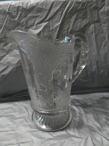 Jarra de vidrio transparente - 91/4" de alto - diámetro superior 5" - base 41/2" - Imagen 1 de 5