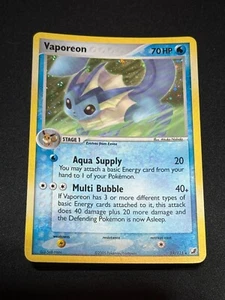 Vaporeon Holo Pokemon Card ex Unseen Forces 19/115 Ungraded Raw NM+ pack fresh - Picture 1 of 8