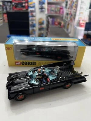 Corgi 267 Batmobile Re-issue Brand NEW Boxed in See Through Fronted Box - Image 1 of 2