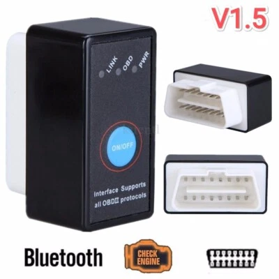 ELM327 OBD2 SCANNER DIAGNOSI AUTO OBDII BLUETOOTH DIAGNOSTICA PER ANDROID  - Immagine 1 di 4