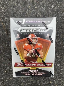2021 Panini Prizm NFL Football Draft Picks Blaster Box -Factory Sealed - Picture 1 of 2