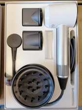 USED DYSON SUPERSONIC WHITE SILVER HAIR DRYER FUCHSIA DIGITAL MOTOR RRP 299£ UK