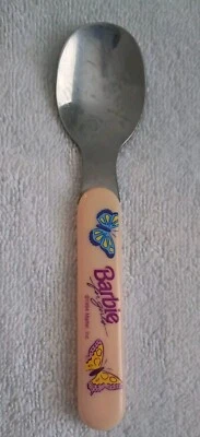 Barbie Cuchara Infantil Rosa. "5,5"" de largo" Foto 1 de 4