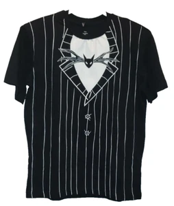 NIGHTMARE BEFORE CHRISTMAS JACK SKELLINGTON BOY'S BOW TIED COSTUME T SHIRT~14-16 - Picture 1 of 4