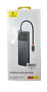 Baseus Metal Gleam Series II 10-in-1 USB HUB Space Grey USB-C to 1*HDMI 4K@60Hz - Picture 1 of 5