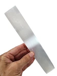Selenite Crystal Polished Flat Plate Morocco 176.3 grams - Picture 1 of 3