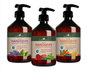 Herbamedicus Hand Seife Lavendel Granatapfel Sanddorn/Orange 8x 500ml - Bild 1 von 1
