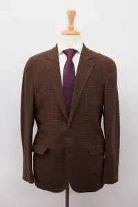 NWT $4795 Brunello Cucinelli Cashmere-Silk Blend Plaid Sport Coat 50/ 40US  A201 - Picture 1 of 8