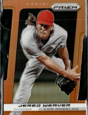 Panini Prizm #110 Jered Weaver Prizms 2013 naranja casi nuevo/m Foto 1 de 2