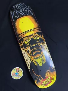 SUPER RARE Santa Cruz TOM KNOX Skateboard Deck SHAPED Gripped - Picture 1 of 6