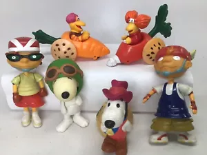 6 Figuren 2002 PMI Snoopy 2001 Viacom Rugrats 1988 Henson Fraggle Rock Cars (20) - Bild 1 von 9