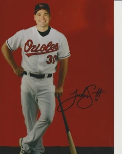 LUKE SCOTT HAND SIGNED AUTOGRAPH 8X10 PHOTO COA AUTO BALTIMORE ORIOLES ASTROS - Picture 1 of 1