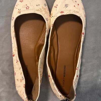 Lucky Brand Floral Ballet Flats Sz 9 - Изображение 1 из 4