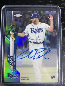 COLIN POCHE 2020 Topps Chrome Rookie Refractor Auto /499