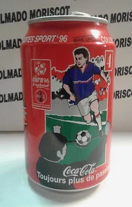 COCA COLA 33cl SPORTS EURO '96 ENGLAND N 3 COCA COLA BEVERAGES FRANCE empty can - Picture 1 of 1