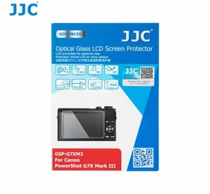JJC G7XM3 GLASS LCD Screen Protector Film for Canon Powershot G7X Mark III - Picture 1 of 12