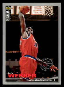 Chris Webber Washington Bullets 1995-96 Collector's Choice Player's Club #294