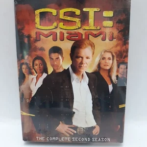 CSI MIAMI SEASON 2 Two , DVD -7 disc Box Set New Factory Sealed Ships out Fast - Picture 1 of 2