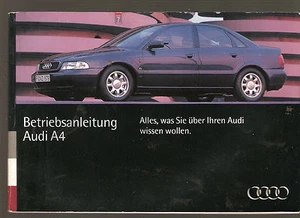 bedienungsanleitung Handbuch Bordbuch Betriebsanleitung AUDI A4 Ausgabe 1994 - Picture 1 of 1