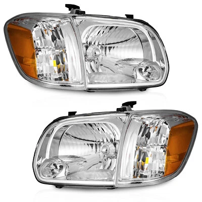 Pair Headlights Assembly For 2005-2006 Toyota Tundra 05-07 Sequoia w/o Bulbs Foto 1 de 4