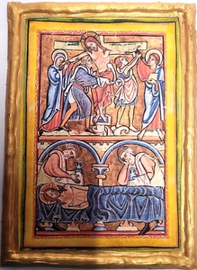 Deposition Entombment of Jesus Christ Anglican and Roman Catholic Icon Plaque - Picture 1 of 7