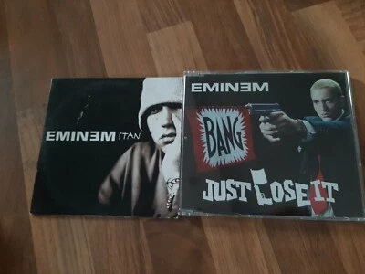 4 TRACK PROMO MAXI CD SINGLE EMINEM JUST LOSE IT  + SINGLE STAN DR DRE - Photo 1/4