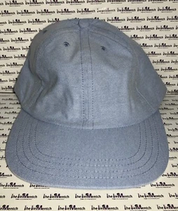 Brooks Brothers Men Light Blue Cotton Back Logo Baseball Cap 100% Adjustable - Picture 1 of 3