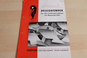 144368) Rabewerk - Pflugkörper - Prospekt 08/1951 - Picture 1 of 1