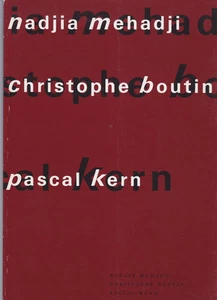 Nadjia Mehadji ,Christophe Boutin ,Pascal Kern Hotel de ville Paris 1989 - Picture 1 of 1