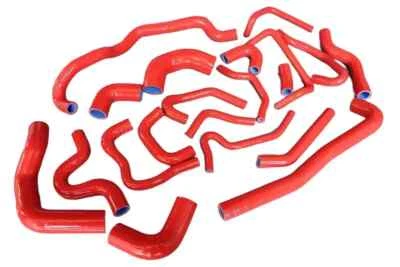 Red Silicone Radiator&Heater Hoses VW Golf MK4 VR6 R32 3.2l BFH/BML 24V - Image 1 of 4