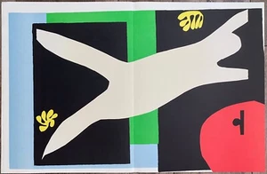 HENRI MATISSE Cut-Outs Vintage Original Lithographie Jazz Schwimmer Geometrischer Druck - Bild 1 von 3