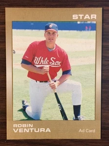 1989 Star Company ROBIN VENTURA Limited Edition GLOSSY Promo Ad card, Scarce - Picture 1 of 1