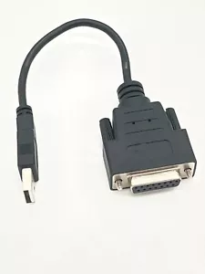 USB to Gameport DB15 Adapter Microsoft Sidewinder Logitech Belkin Joystick - Picture 1 of 5